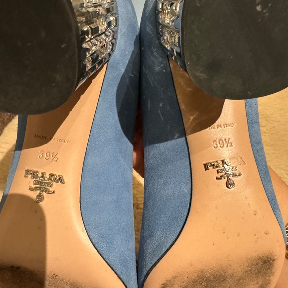 Prada crystal wedge heels Size 39.5 - Picture 4 of 5